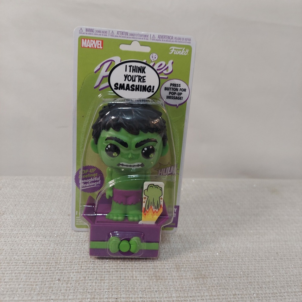 Funko Popsies Marvel Hulk I‎ Think Youre Smashing Pop-Up Greeting Vinyl Figure